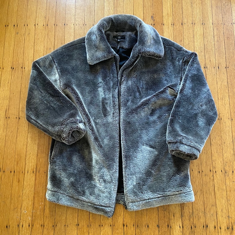 Faux fur coat